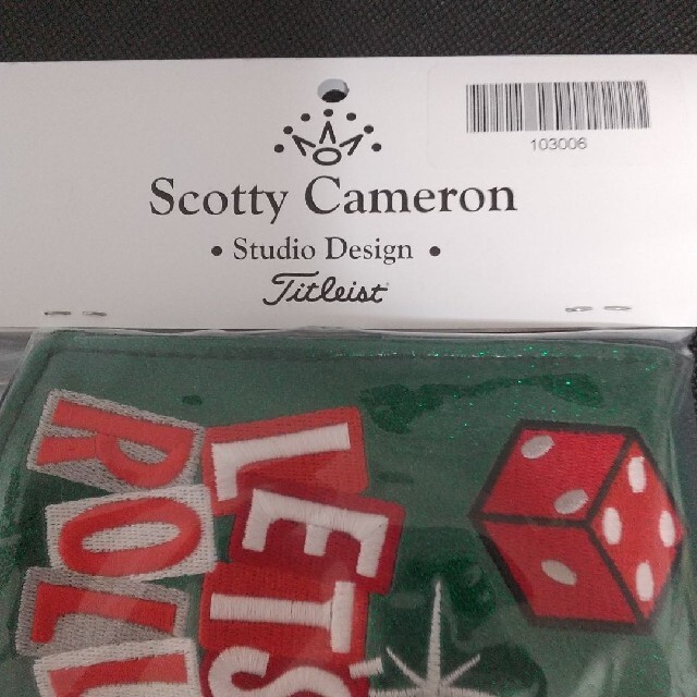 Scotty Cameron(スコッティキャメロン)のスコッティキャメロン パターカバーVEGAS Let's Roll Green スポーツ/アウトドアのゴルフ(その他)の商品写真