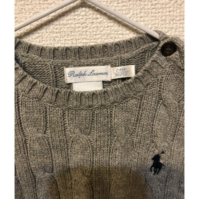 Ralph Lauren(ラルフローレン)のラルフローレン　セーター　24m キッズ/ベビー/マタニティのキッズ服男の子用(90cm~)(ニット)の商品写真