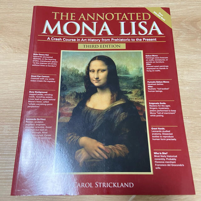 THE ANNOTATED MONA LISA 絵画+タペストリー