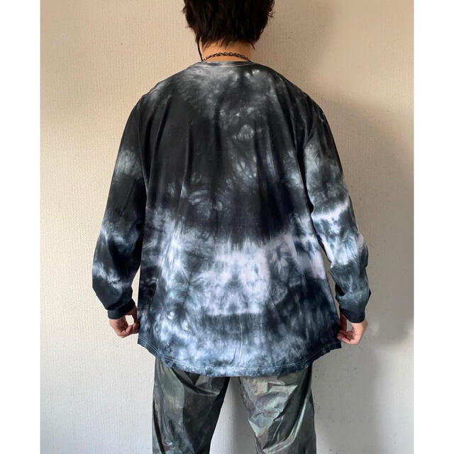 Yohji Yamamoto(ヨウジヤマモト)のスペシャルリメイク 00s nike ストーンウォッシュ 宇宙染め xxlロンT メンズのトップス(Tシャツ/カットソー(七分/長袖))の商品写真