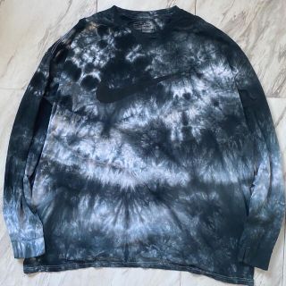 ヨウジヤマモト(Yohji Yamamoto)のスペシャルリメイク 00s nike ストーンウォッシュ 宇宙染め xxlロンT(Tシャツ/カットソー(七分/長袖))