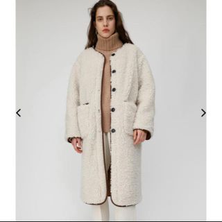 マウジー(moussy)のmoussy ボアコート(ロングコート)