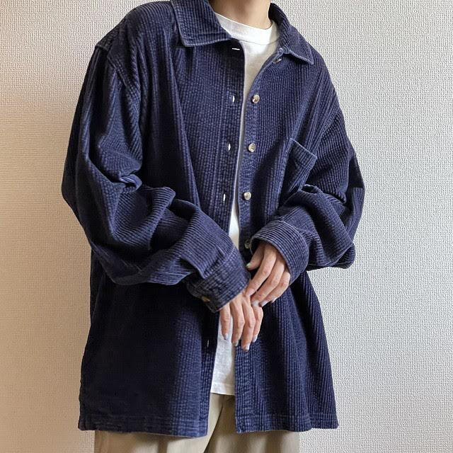 90s LLBean コーデュロイシャツ ジャケット 女子 vintage 1