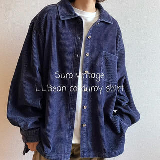エルエルビーン(L.L.Bean)の90s LLBean コーデュロイシャツ ジャケット 古着女子 vintage(シャツ/ブラウス(長袖/七分))