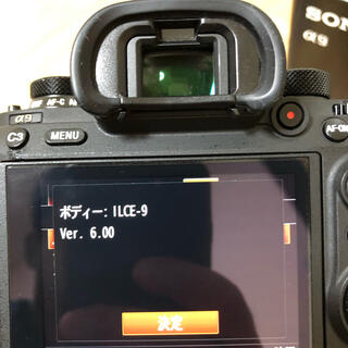 SONY α9 ボディ 美品 ILCE-9 バッテリー2個付き