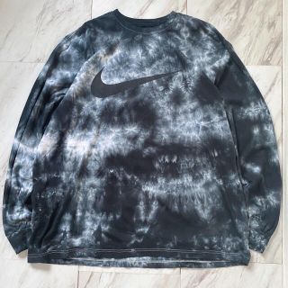 コムデギャルソン(COMME des GARCONS)のスペシャルリメイク 00s nike ストーンウォッシュ 宇宙染め xxlロンT(Tシャツ/カットソー(七分/長袖))