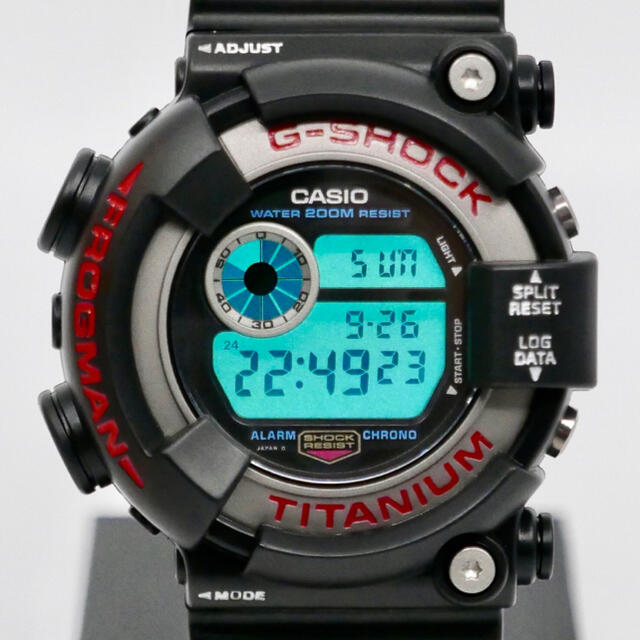 G-SHOCK - ベゼル新品第二世代フロッグマンDW-8200黒赤ベルベゼ仕様