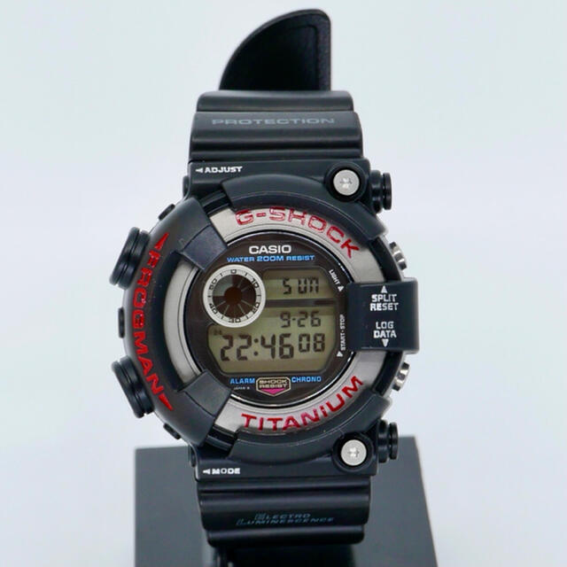 G-SHOCK - ベゼル新品第二世代フロッグマンDW-8200黒赤ベルベゼ仕様