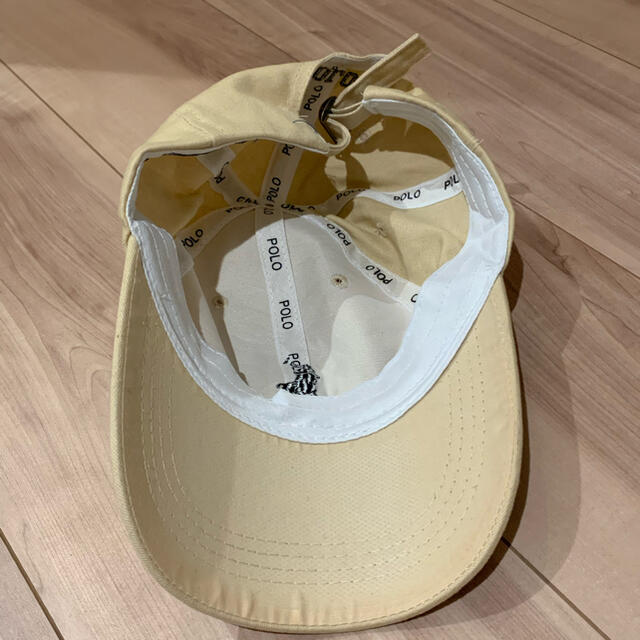 POLO RALPH LAUREN(ポロラルフローレン)の即日発送可能☆超美品ポロラルフローレン ベージュキャップレディース レディースの帽子(キャップ)の商品写真