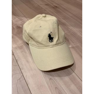 ポロラルフローレン(POLO RALPH LAUREN)の即日発送可能☆超美品ポロラルフローレン ベージュキャップレディース(キャップ)