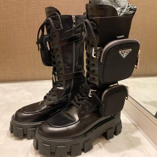 プラダ 厚底 ブーツ(レディース)の通販 25点 | PRADAのレディースを プラダ 厚底 ブーツ(レディース)の通販 25点 | PRADAのレディースを