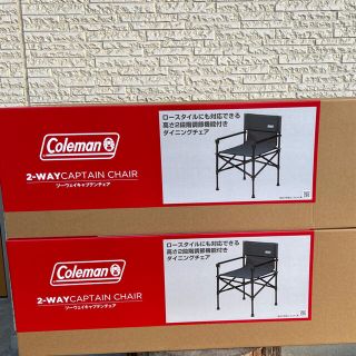 コールマン(Coleman)の2個セット　ツーウェイキャプテンチェア　グレー イス(テーブル/チェア)