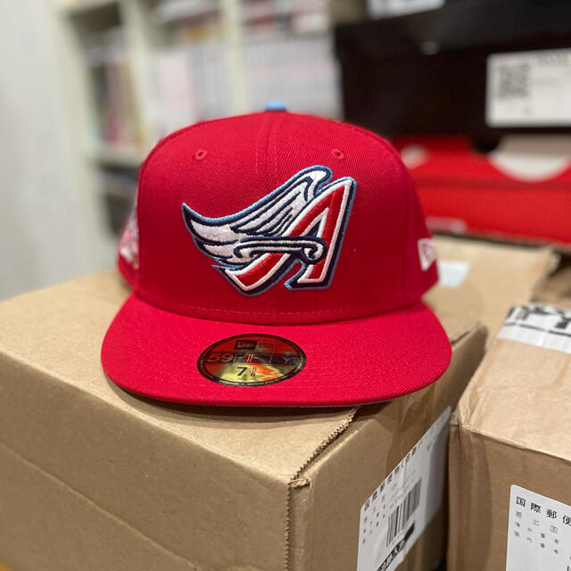 Angels NEWERA CAP 7 5/8 新品キャップ