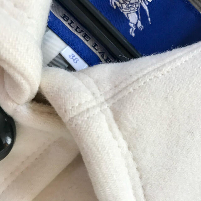 BURBERRY BLUE LABEL(バーバリーブルーレーベル)のバーバリー ブルーレーベル★ロングコート★ホワイト白 レディースのジャケット/アウター(ロングコート)の商品写真