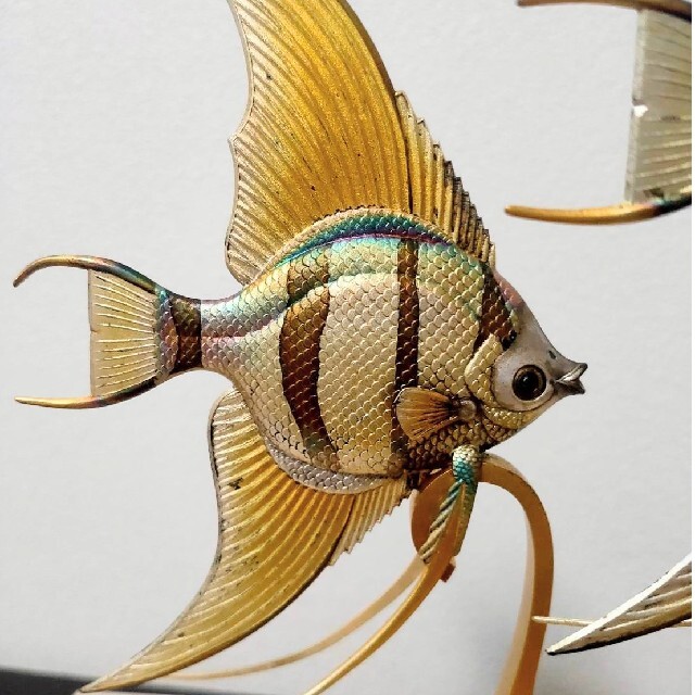 関武比古 Angel Fish シルバー エンゼルフィッシュ 置物 - 置物 関武比古 Angel Fish シルバー エンゼルフィッシュ 置物 - 置物