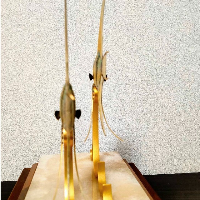 関武比古 Angel Fish シルバー エンゼルフィッシュ 置物 - 置物 関武比古 Angel Fish シルバー エンゼルフィッシュ 置物 - 置物
