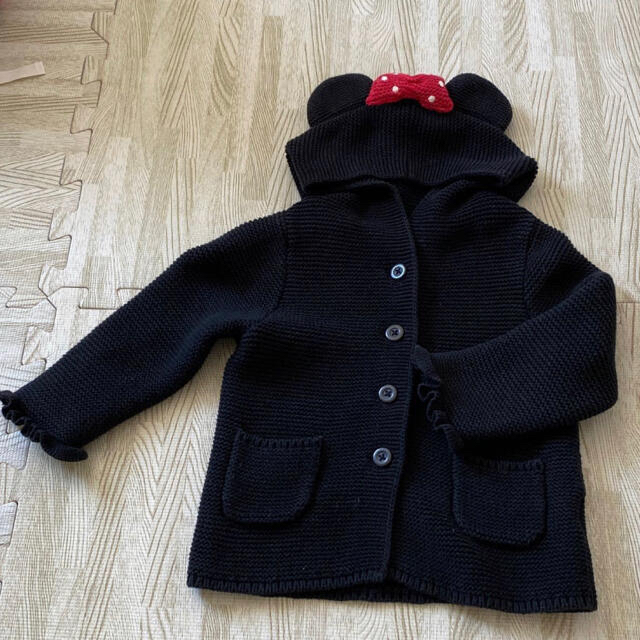 新品　babygap ミニーちゃん　ニットカーディガン80