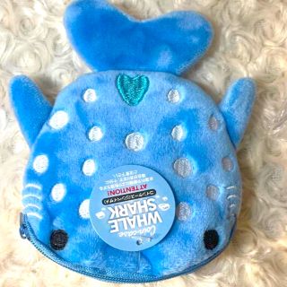 829 じんべい　コインケース　財布　ジンベイ　青(コインケース)