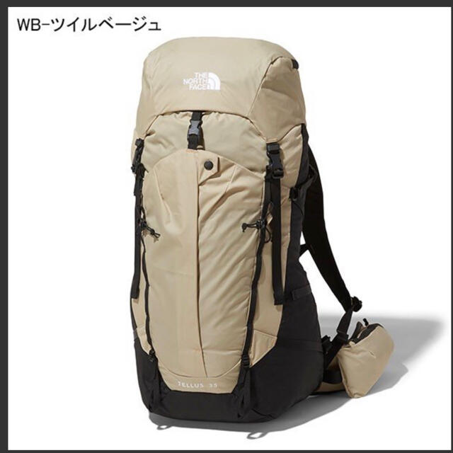 THE NORTH FACE(ザノースフェイス)のノースフェイス　テルス35L ベージュ メンズのバッグ(バッグパック/リュック)の商品写真