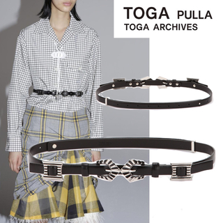 トーガ(TOGA)の新品 定価2.5万円 TOGA PULLA ダブルバックルベルト(ベルト)