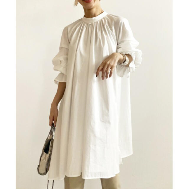 レディースGATHER TUNIC BLOUSE