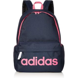 アディダス(adidas)のadidas リュック カレッジエイトネイビー(ネイビー×ピンク)  新品(リュック/バックパック)