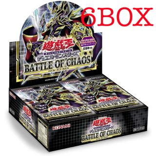 コナミ(KONAMI)の【新品 未開封】バトル・オブ・カオス 6box 遊戯王 初回生産(Box/デッキ/パック)