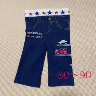 ミキハウス(mikihouse)のミキハウス　スパッツ　車柄　男の子　80 90(パンツ)