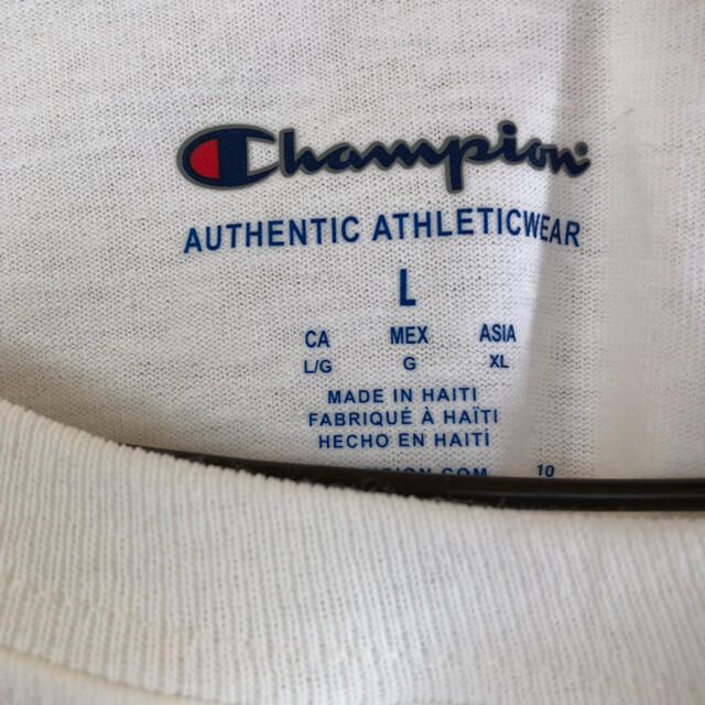 Champion(チャンピオン)のChampion ☆ 半袖Tシャツ☆L レディースのトップス(Tシャツ(半袖/袖なし))の商品写真