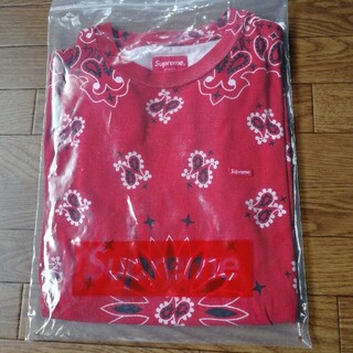 シュプリーム(Supreme)のSupreme Small Box Tee Bandana Red(Tシャツ/カットソー(半袖/袖なし))