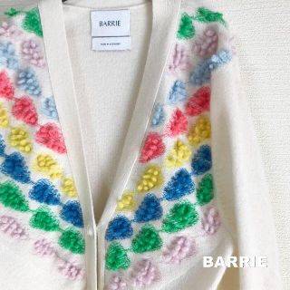 BARRIE】バリー カシミア100% ３Dニット セラミック カーディガン ...