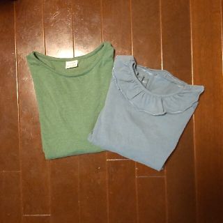 ザラキッズ(ZARA KIDS)のキッズ女の子　長袖シャツ　2枚組　ZARA(Tシャツ/カットソー)