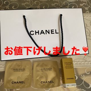 シャネル(CHANEL)のCHANELサブリマージュ　アイクリーム＆化粧水　サンプル(サンプル/トライアルキット)