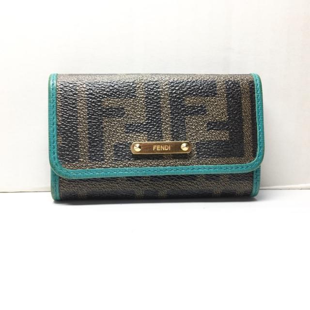 FENDI(フェンディ)のフェンディ キーケース ズッカ柄 8AP079 レディースのファッション小物(キーケース)の商品写真