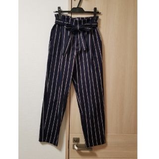 レイミー(LAYMEE)のLAYMEE Union stripe PT ネイビー(チノパン)