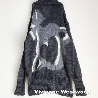 ヴィヴィアンウエストウッド(Vivienne Westwood)の【Vivienne Westwood】ORB ジップアップ モヘヤ カーディガン(カーディガン)