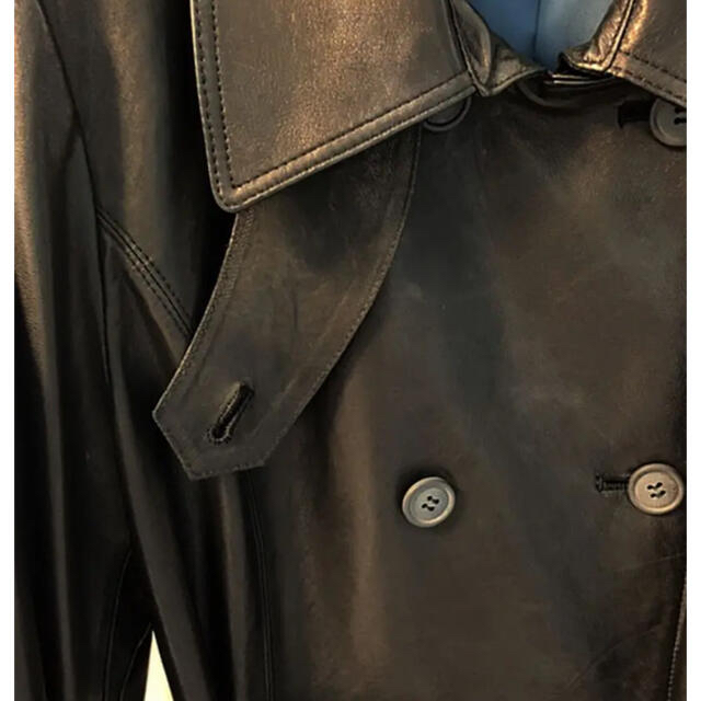 レザージャケット 韓国ファッションの通販 by ハニー｜ラクマ トレンチコート 2022安い