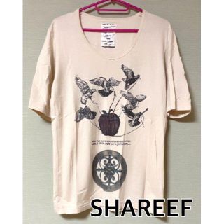 シャリーフ(SHAREEF)のSHAREEF ☆ 五分袖 プリント Tシャツ(Tシャツ/カットソー(半袖/袖なし))