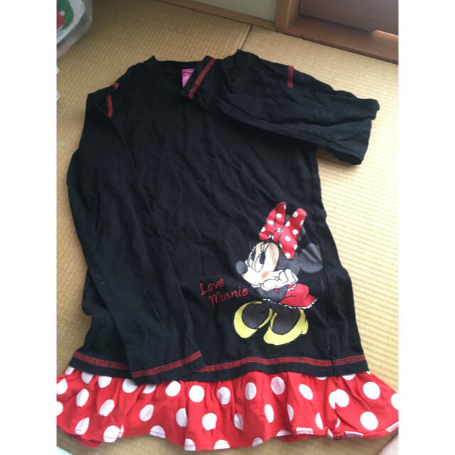 Disney(ディズニー)のミニーちゃんのロンT キッズ/ベビー/マタニティのキッズ服女の子用(90cm~)(Tシャツ/カットソー)の商品写真