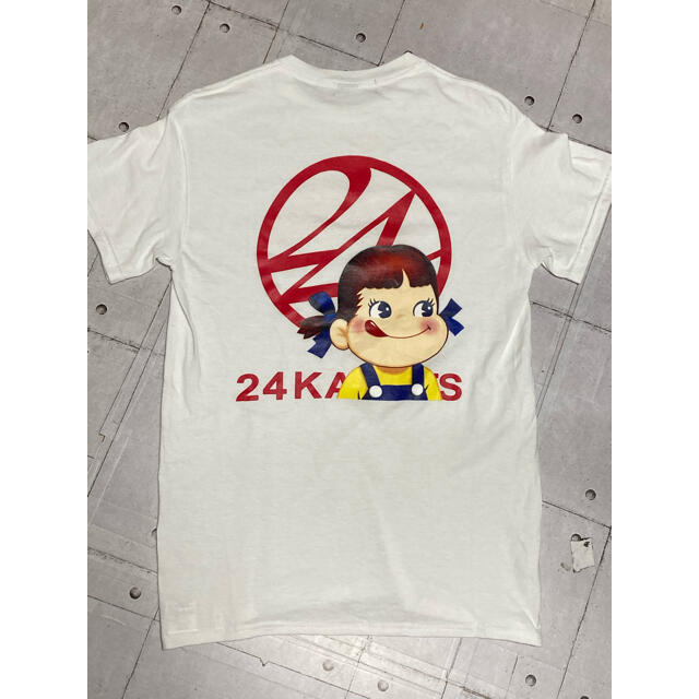 24karats(トゥエンティーフォーカラッツ)の24karats Tシャツ　ミルキーコラボ ペコちゃん　不二家 メンズのトップス(Tシャツ/カットソー(半袖/袖なし))の商品写真