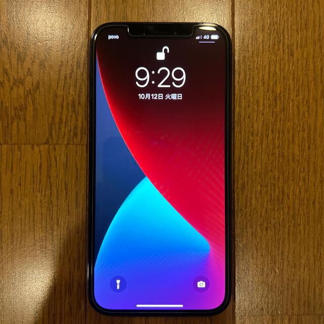 Apple(アップル)のiPhone 12 Pro Pacific Blue 256GB SIMフリー スマホ/家電/カメラのスマートフォン/携帯電話(スマートフォン本体)の商品写真