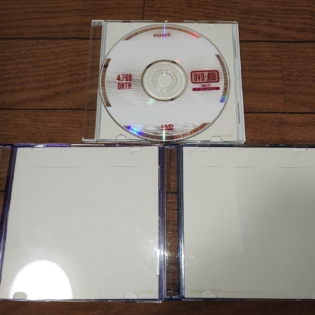 maxell(マクセル)のmaxell　DVD-RW 3枚 エンタメ/ホビーのDVD/ブルーレイ(その他)の商品写真