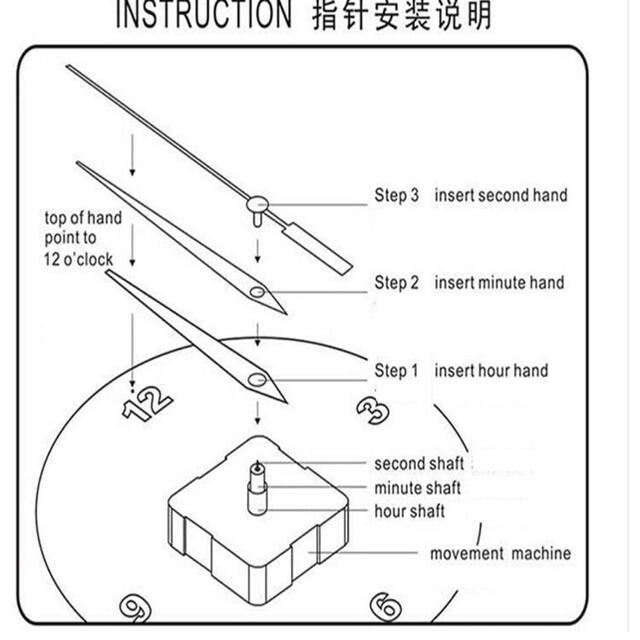  DIY ウォールクロック 掛け時計 壁時計 壁掛け おしゃれ インテリア 黒 インテリア/住まい/日用品のインテリア小物(掛時計/柱時計)の商品写真