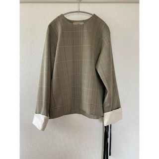 サンシー(SUNSEA)のSUNSEA 18AW POLYYS TWEED HERRINGBONE(ブルゾン)