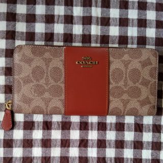 コーチ(COACH)の【ふく様専用】コーチ　長財布　シグネチャー柄(財布)