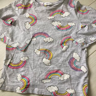 エイチアンドエイチ(H&H)のH&M 虹柄　トップス　薄手ロンT 104センチ(Tシャツ/カットソー)