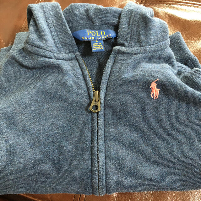 POLO RALPH LAUREN(ポロラルフローレン)のラルフローレン パーカー　6 ネイビー キッズ/ベビー/マタニティのキッズ服女の子用(90cm~)(ジャケット/上着)の商品写真