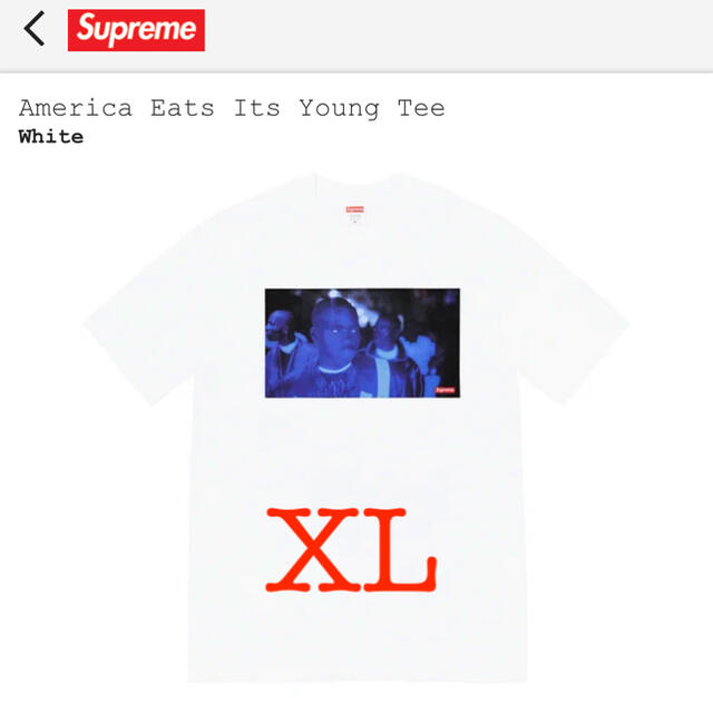 supreme America Eats Its Young Tee