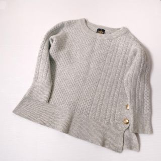 スピックアンドスパン(Spick & Span)の【Spick&Span】訳ありお買い得！ハミルトンウール　ケーブルニット(ニット/セーター)