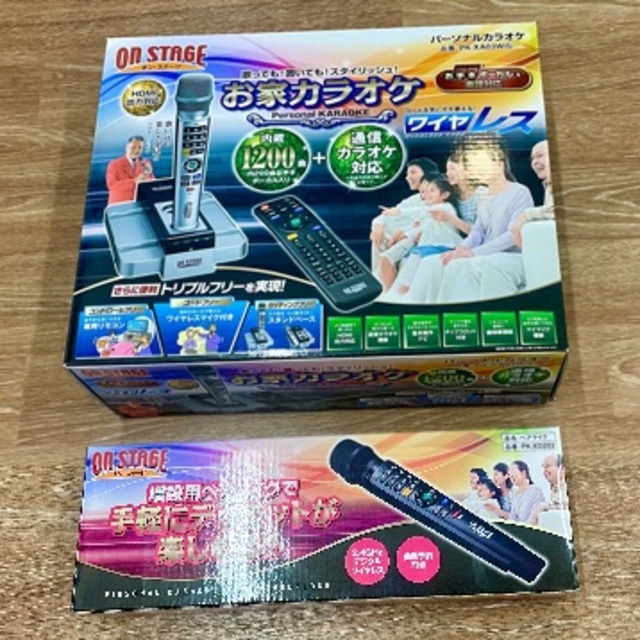 パーソナルカラオケ ON STAGE & 増設用ペアマイク - マイク